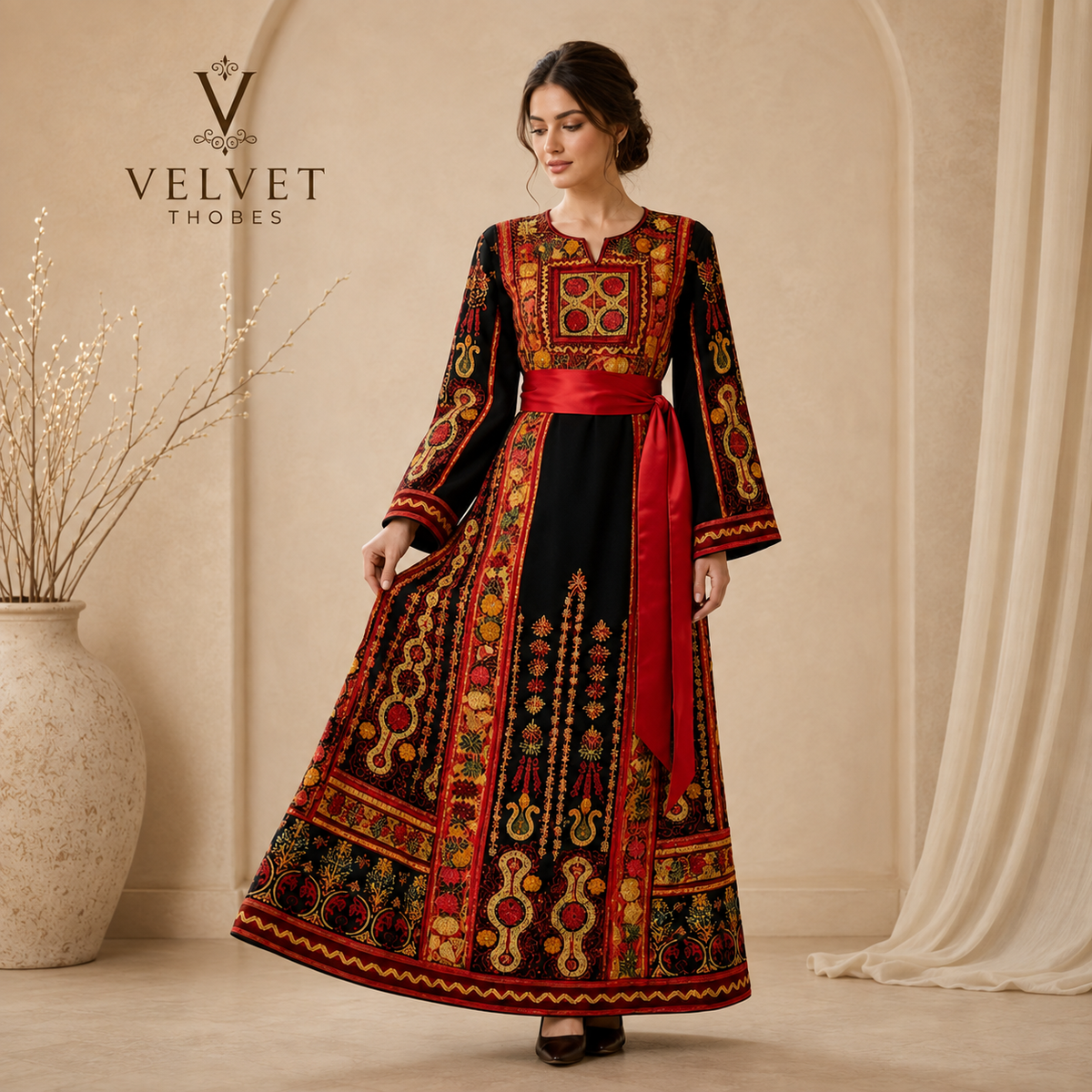 Midnight Ruby Heritage Thobe
