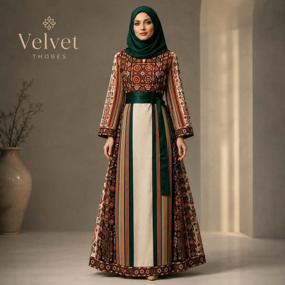 Emerald Heritage Elegance Thobe