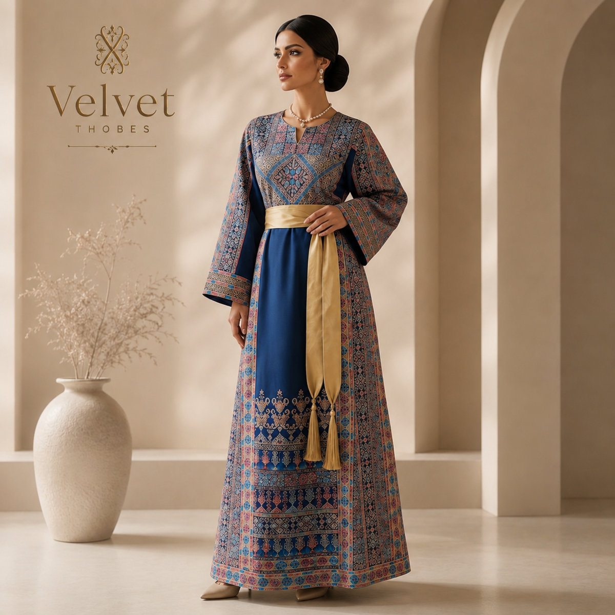 Royal Blue Heritage Elegance