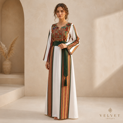 Emerald Ivory Heritage Thobe