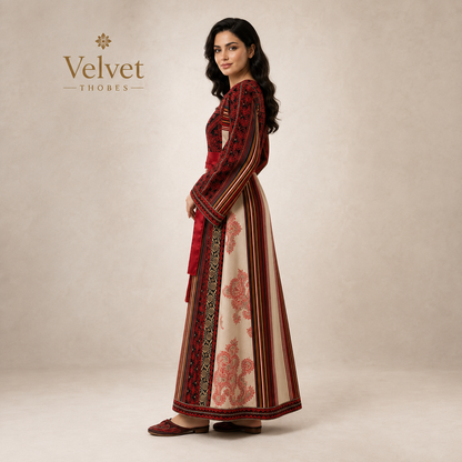 Crimson Heritage Elegance Thobe