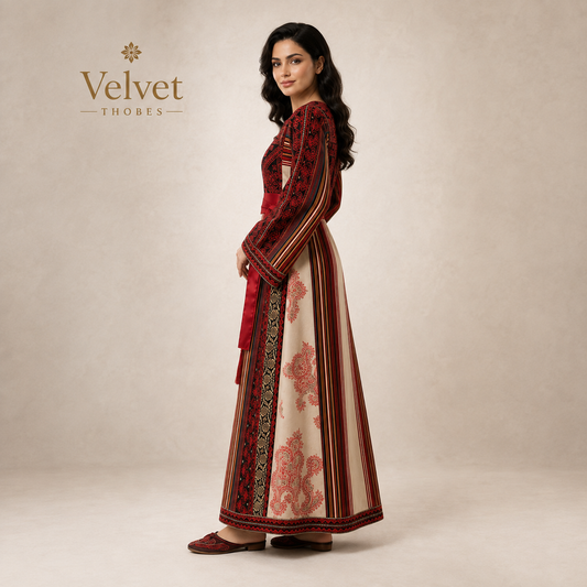 Crimson Heritage Elegance Thobe