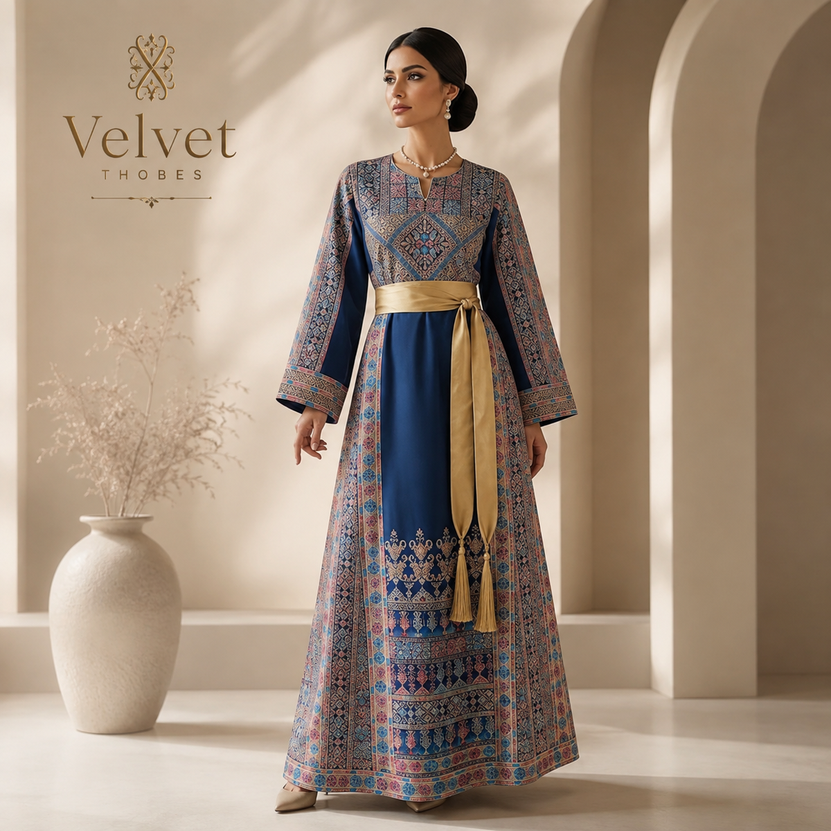Royal Blue Heritage Elegance