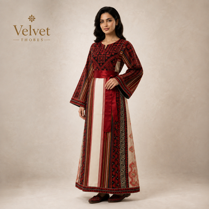 Crimson Heritage Elegance Thobe